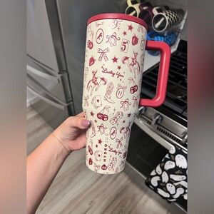 HydroJug 40oz in Red Western Charm